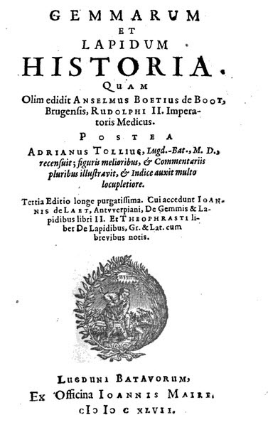 Gemmarum et Lapidum historia by Anselmus de Boodt