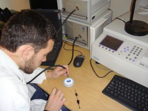 Patrick tests sapphire with UV-Vis-NIR