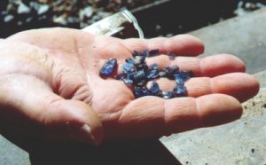 cornflower blue Kashmir sapphires