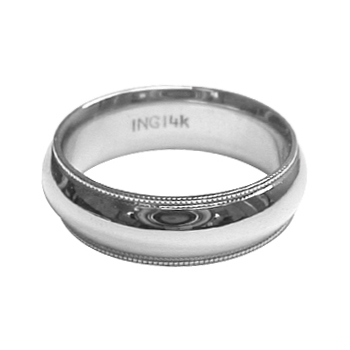 white gold band marks