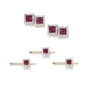 ruby and diamond dress set