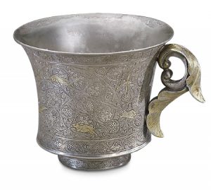 A silver and gilt cup from the Tang Dynasty