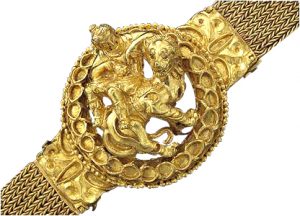 ancient gold object from Afghanistan
