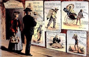 free silver poster 1890s