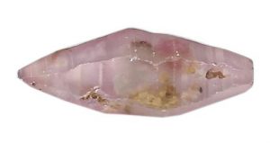 pink rough sapphire crystal