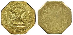 California gold rush coin