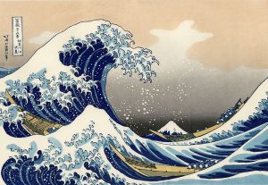 Hokusai Great Wave woodcut