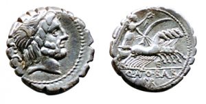 silver denarius coin
