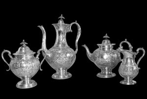 sheffield plated tea set