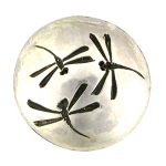 Shibuichi BB dragonfly button