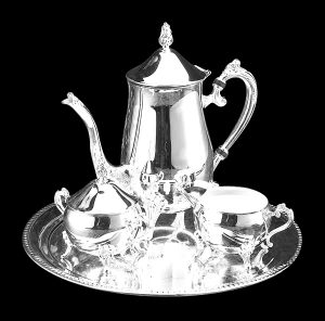 silver plated tea set