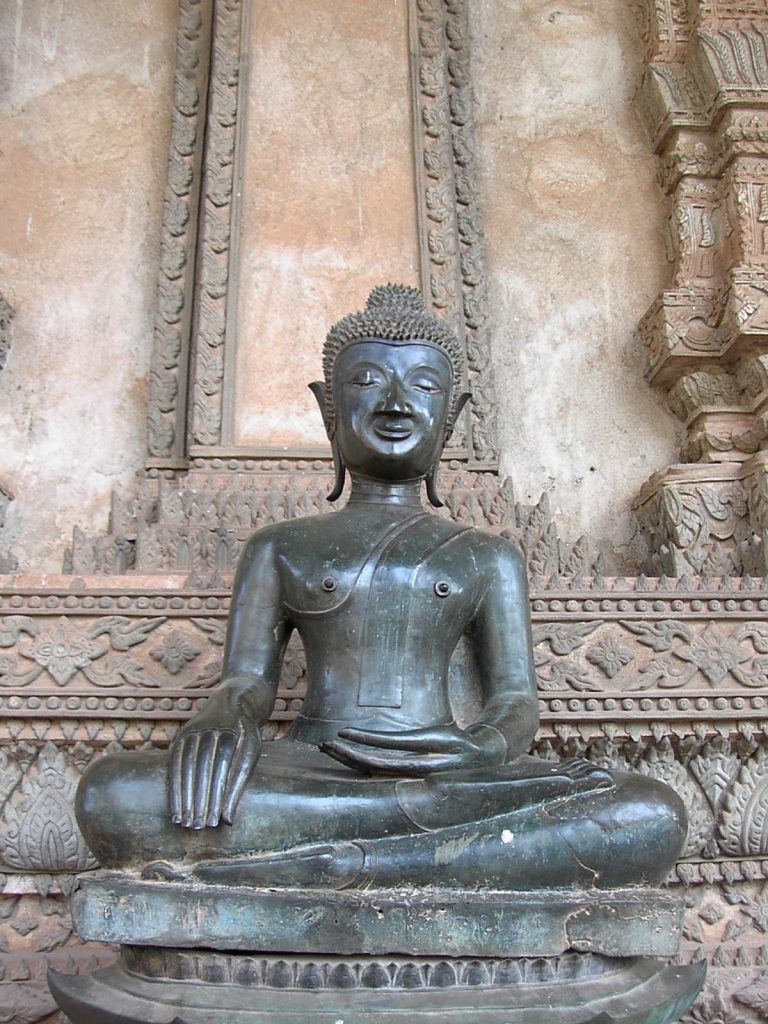 statue of Buddha in Laos