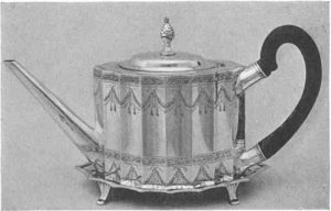 silver teapot by Paul Revere