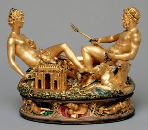 cellini gold salt cellar
