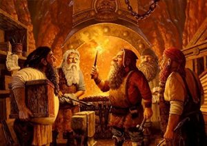 dwarves casting Odin's ring
