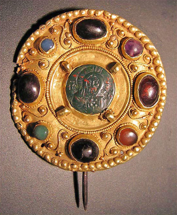 ancient Christian brooch