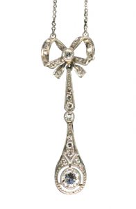 Edwardian drop pendant