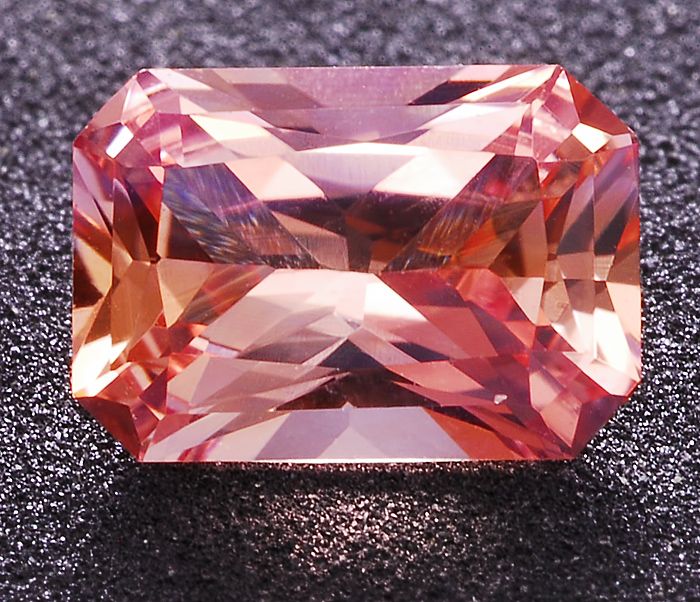 eye-clean padparadscha sapphire