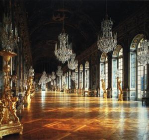 hall of mirrors gold leaf
