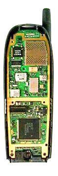 gold plated circuitry cell phone