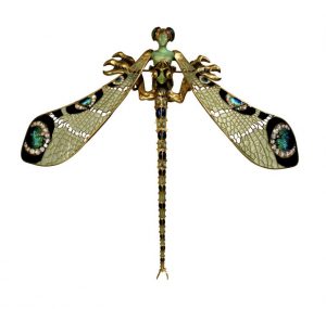 lalique dragonfly brooch