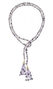 beaded lariat necklace