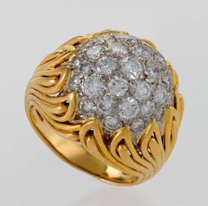 mid-century flame ring