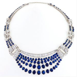 mid-century sapphire necklace