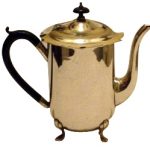 old english silver plated teapot