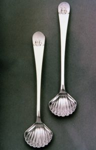 silver spoons by Paul Revere