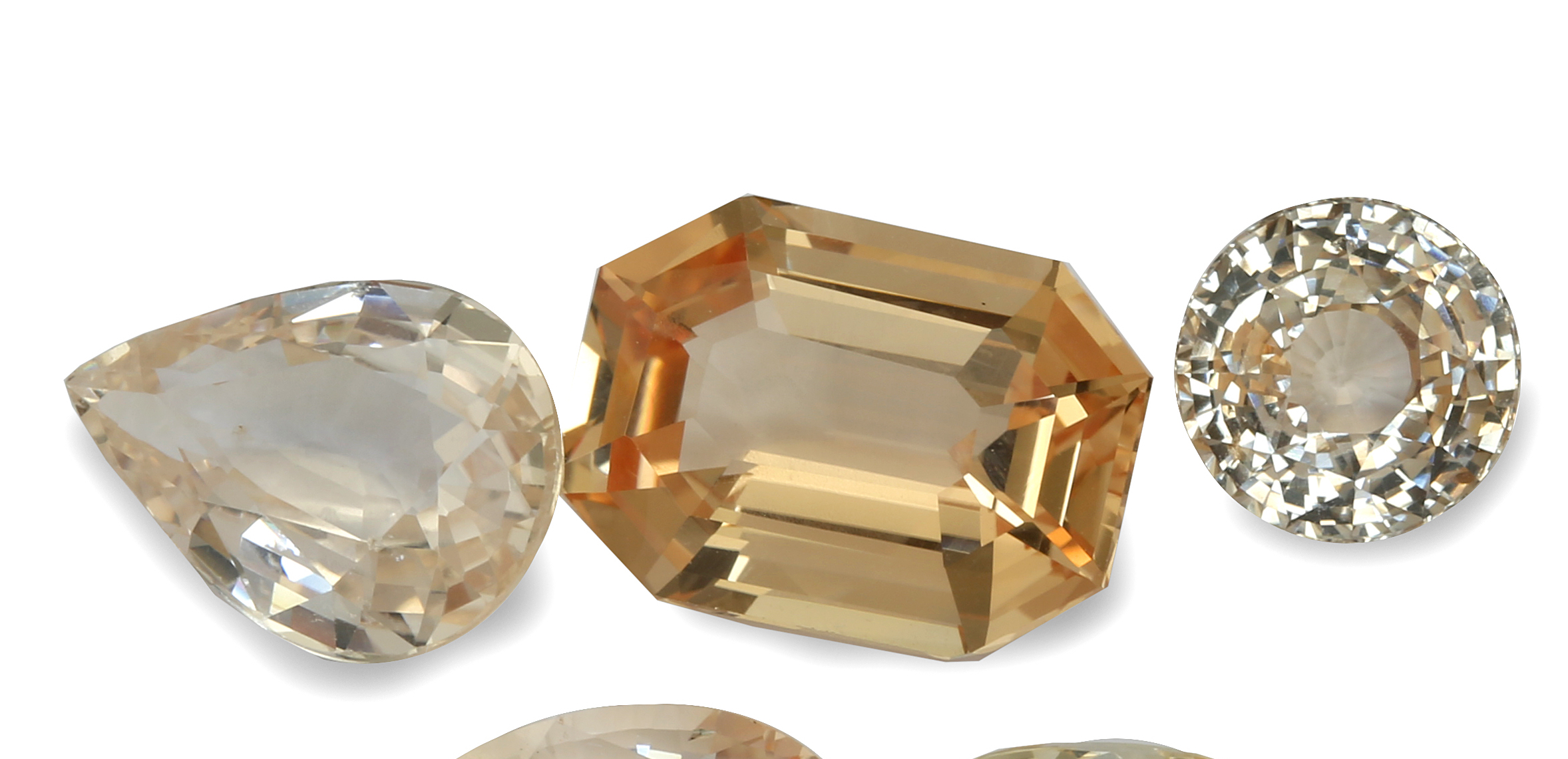 Peach Sapphires
