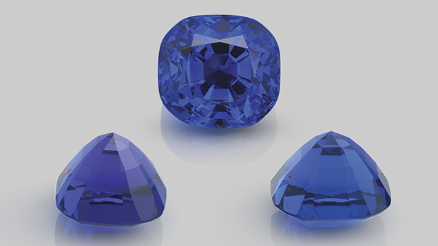 pleochroism faceted gemstone