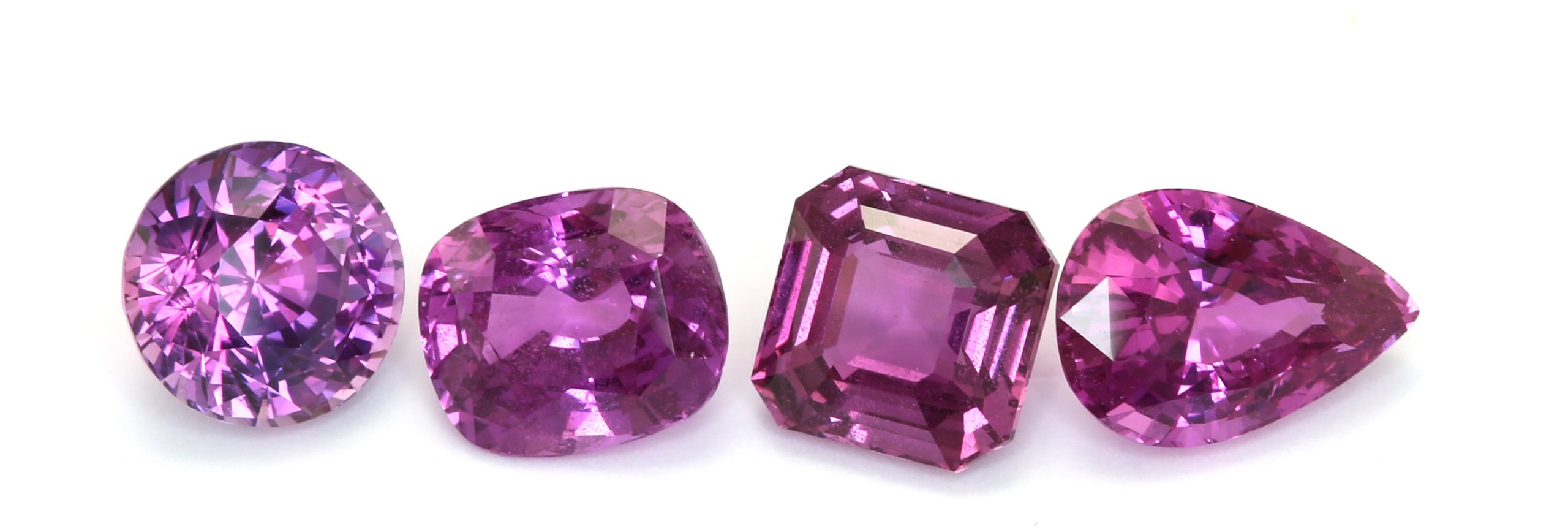 Purplish-Pink Sapphires