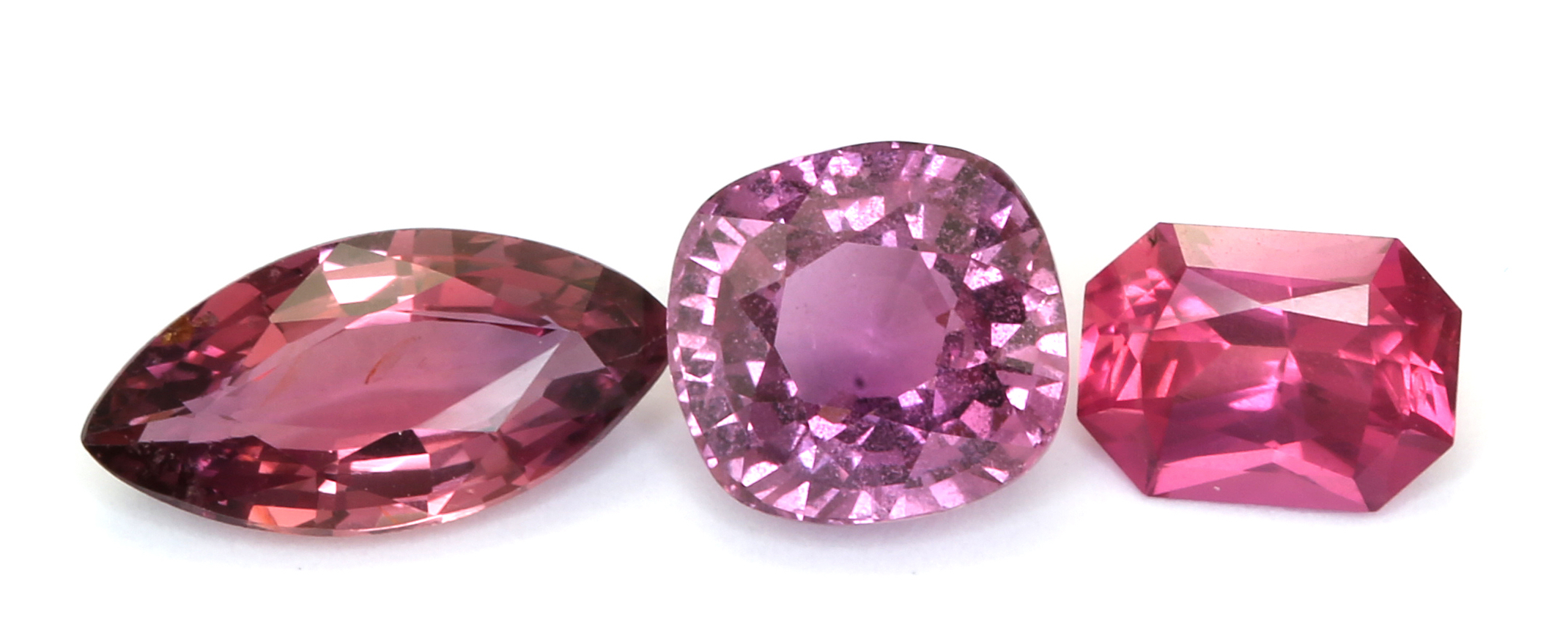 Reddish-Pink & Reddish-Orange Sapphires