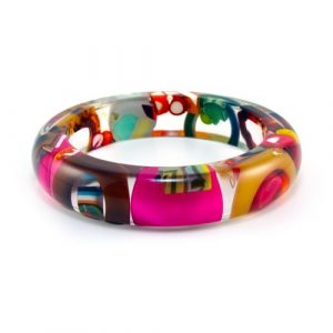 modern resin bracelet