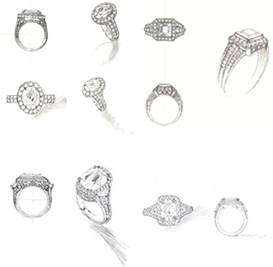 ring design sketches
