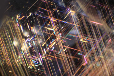 silk inclusions in an untreated sapphire