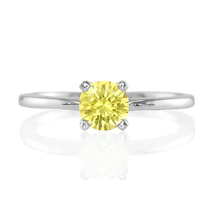yellow sapphire solitaire setting